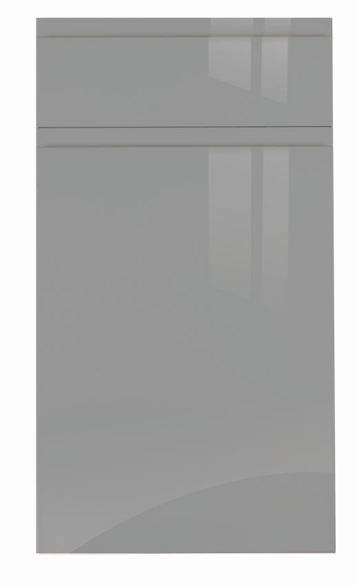 Jayline Supergloss Dust Grey Door - available from shopkitchensonline.co.uk
