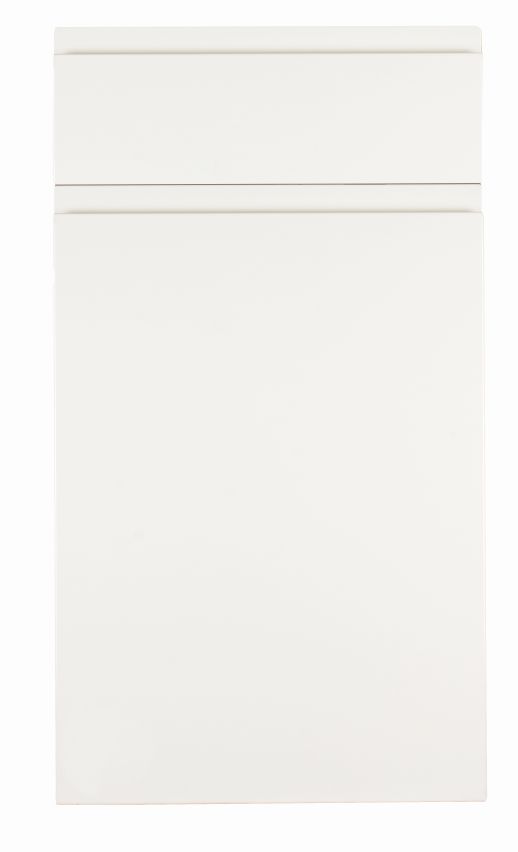Jayline Supermatt White Kitchen Door - available from shopkitchensonline.co.uk