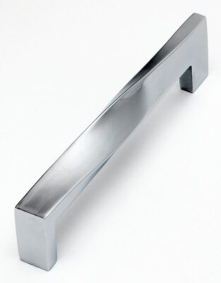 Twist handle, 138mm, Chrome - Kitchen Handles by BA Components, available from shopkitchensonline.co.uk