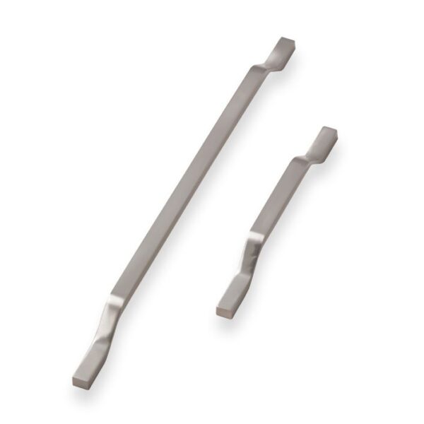 Bridge Handle, 180mm / 338mm, Satin Chrome - Kitchen Handles by BA Components, available from shopkitchensonline.co.uk