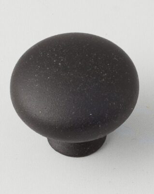 Button Knob, 31mm, Matt Black - Kitchen Handles by BA Components, available from shopkitchensonline.co.uk