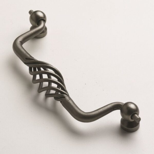 Cage Drawer Pull, 150mm, Pewter - Kitchen Handles by BA Components, available from shopkitchensonline.co.uk
