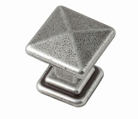 Cross Knob, 25mm, Antique Pewter - Kitchen Handles by BA Components, available from shopkitchensonline.co.uk