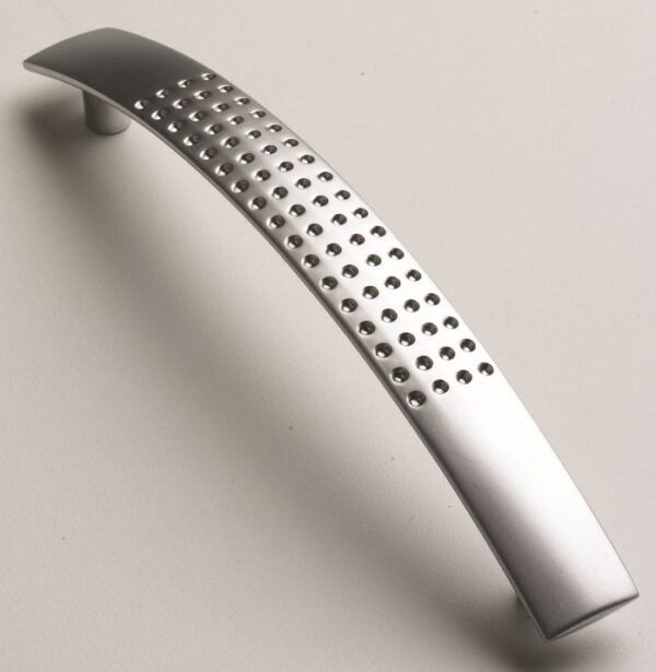 Dimple Handle, 158mm, Satin Chrome - Kitchen Handles by BA Components, available from shopkitchensonline.co.uk