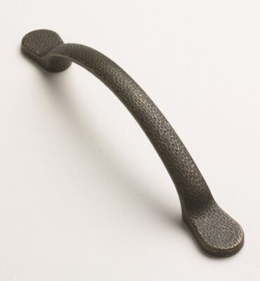 Hammered Bow Handle, 188mm, Antique Brass - Kitchen Handles by BA Components, available from shopkitchensonline.co.uk