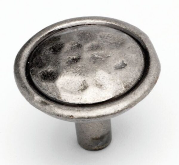 Mottled Knob, 35mm, Pewter - Kitchen Handles by BA Components, available from shopkitchensonline.co.uk