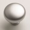 Round Knob, 32mm Satin Chrome - Kitchen Handles by BA Components, available from shopkitchensonline.co.uk