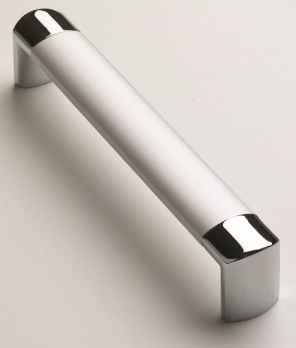 Satin Chrome/Chrome Bar Handle (AHACBH) - Kitchen Handles by BA Components, available from shopkitchensonline.co.uk