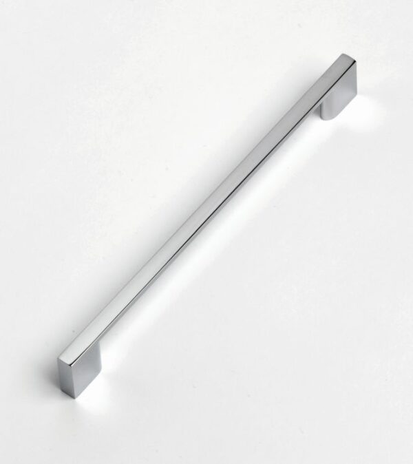Slim D Handle 220mm, Chrome - Kitchen Handles by BA Components, available from shopkitchensonline.co.uk