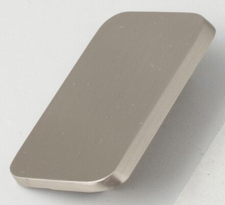 Sloped Handle, 100mm Stainless Steel - Kitchen Handles by BA Components, available from shopkitchensonline.co.uk