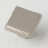 Square Knob, 31mm, Stainless Steel - Kitchen Handles by BA Components, available from shopkitchensonline.co.uk