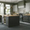 Thornbury Graphite Kitchen & Thornbury Earl Grey Kitchen - Real wood timber shaker kitchen, available from shopkitchensonline.co.uk