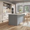 Wilton Oakgrain Dust Grey Shaker Kitchen and Wilton Oakgrain Cashmere Shaker Kitchen - A Blossom Avenue Classic Collection kitchen, available from shopkitchensonline.co.uk