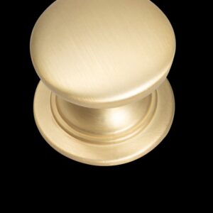 Windsor Knob, 38mm, Satin Brass - Kitchen Handles by BA Components, available from shopkitchensonline.co.uk